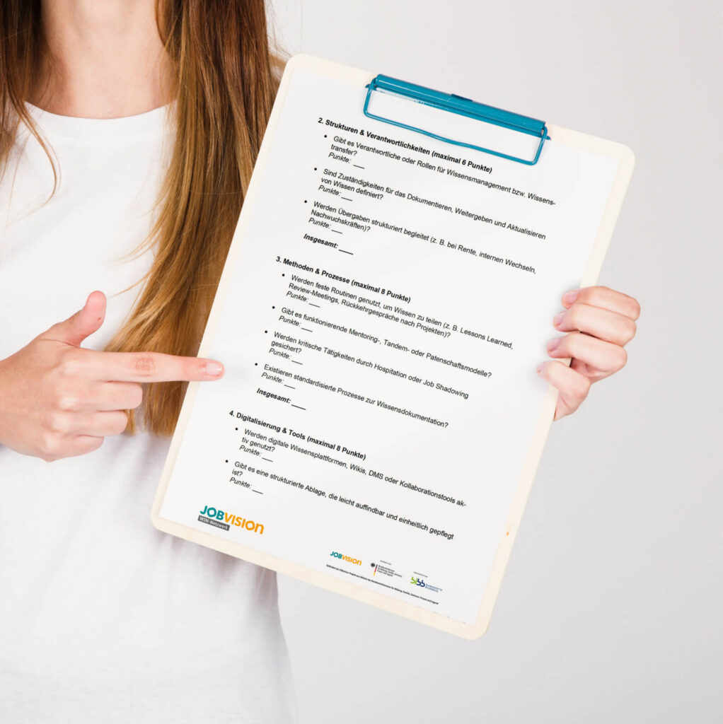 JOBvision WIN-Netzwerk Fulda Checkliste